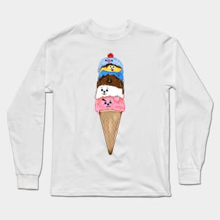 Icecream BT21 Long Sleeve T-Shirt